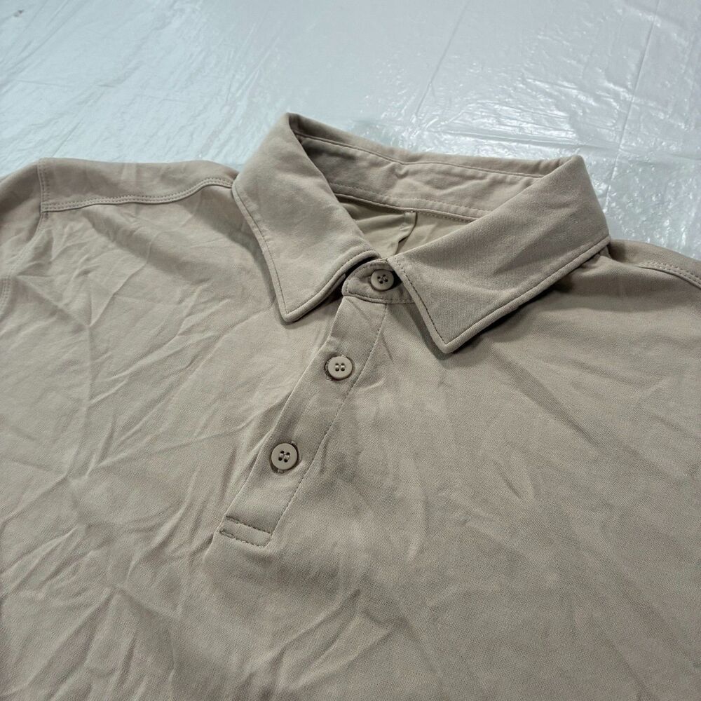 Jack Archer Beige Short Sleeve Polo Men’s XL